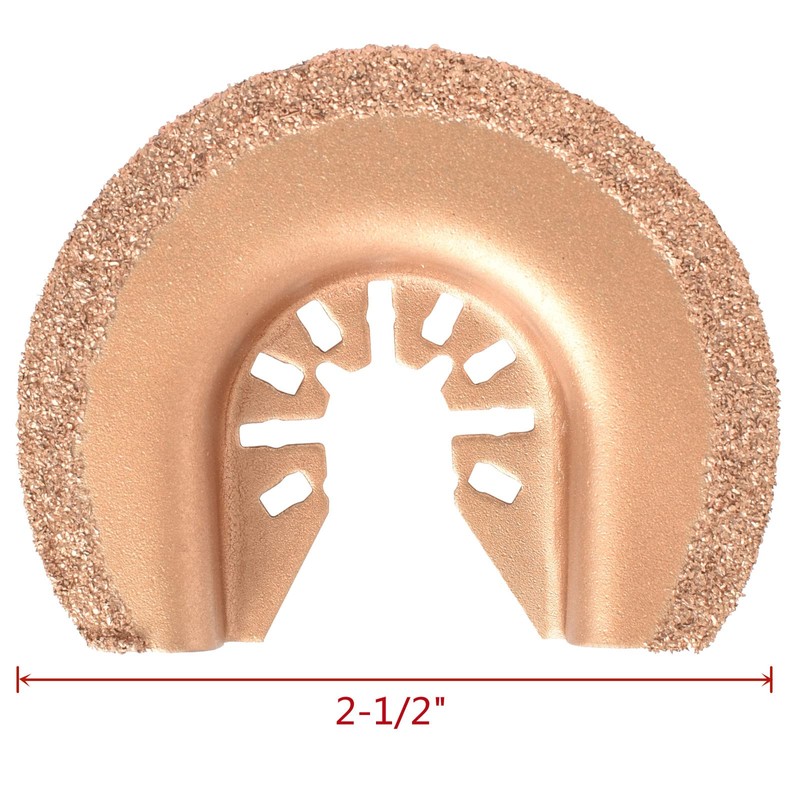 Ettonsun 6 Pcs Universal Carbide Oscillating Saw Blades, Mixed Multitool