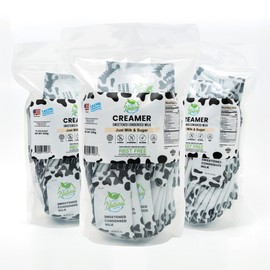 Simply Natural Sweetened Condensed Milk Creamer Single-Serve 9 grams sachet, All Natural Coffee/Tea Creamer (70 sachets bag, Milk Flavor)