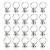 sourcing map 20Pcs Screw Round Head Rivet, 7mm Pull Ring