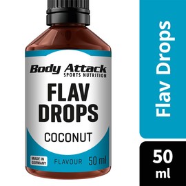 Body Attack Flav-Drops, Aroma for Food, Sugar Free, Calorie Free, Vegan
