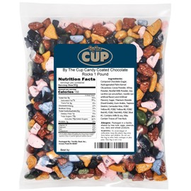 By The Cup Candy Coated Chocolate Rocks, 1 lb Bulk Bag