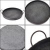 Hipiwe Set of 2 Industrial Style Metal Iron Serving Tray