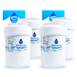 4-Pack Replacement for General Electric GSL25IGREBS Refrigerator Water Filter - Compatible with General Electric MWF, MWFP Fridge Water Filter Cartridge