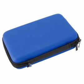 Carrying Case for New 3DS XL, Super NES Edition, New 2DS XL, New 3DS LL, for 3DS XL, for 3DS LL, Hard Shell Travel Bag with 8 Game Compartments, Waterproof PU and Hard EVA (Blue)