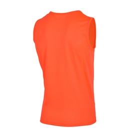V VICROAD Mens Sleeveless Workout Shirts Lightweight Gym Tank Tops Athletic Running T-Shirts Neno Orange-2XL