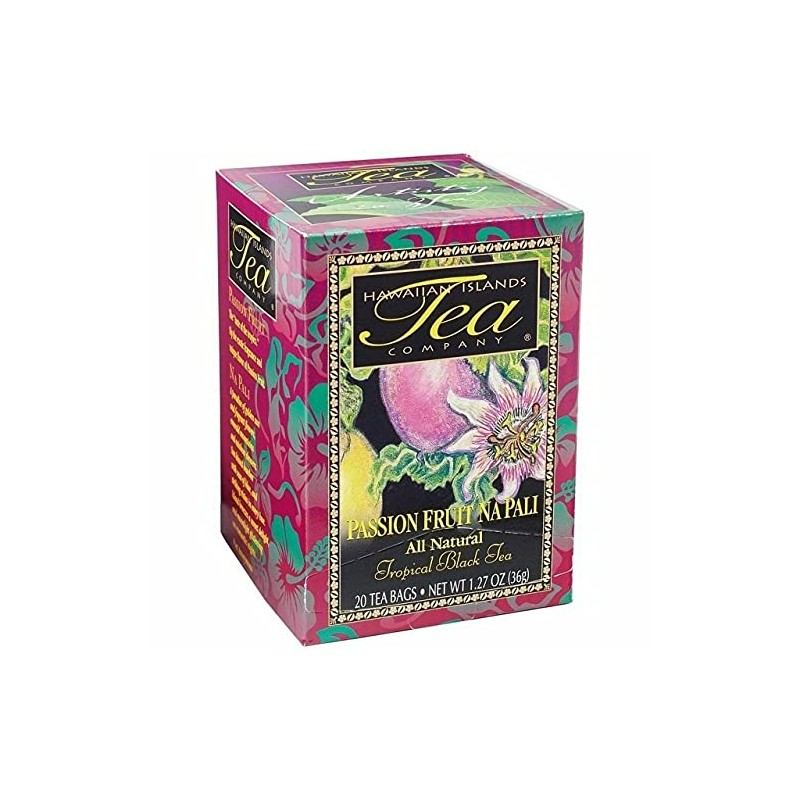 Hawaiian Islands Tea Company Passionfruit Na Pali Black Tea, All