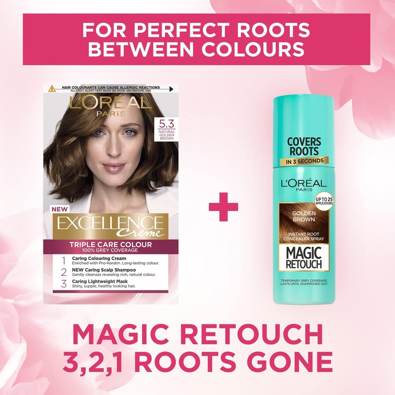 L'Oréal Paris Excellence Creme Hair Colour Natural Golden Brown