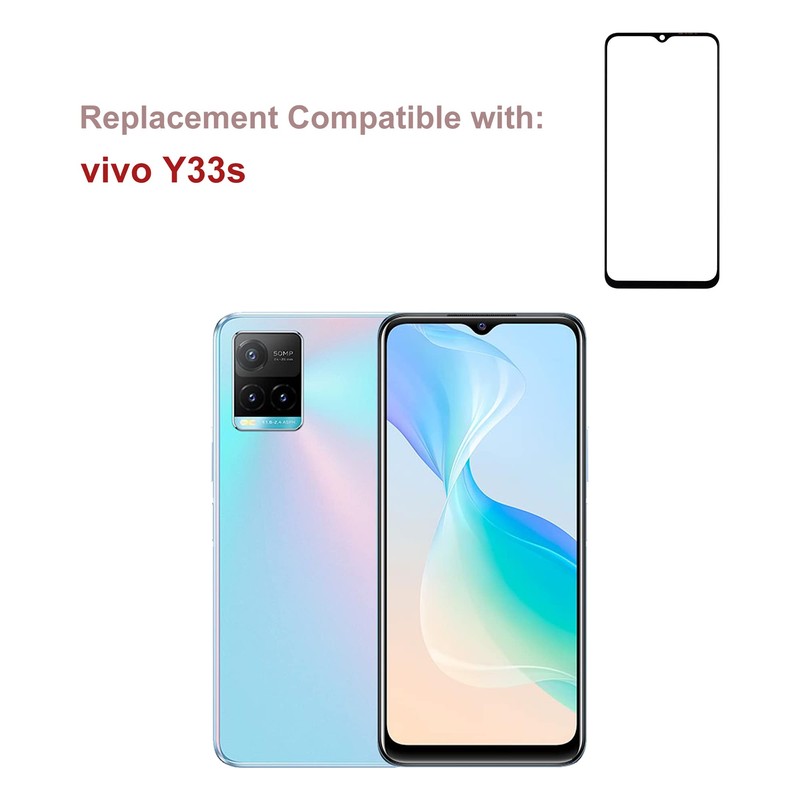 swark Display Glass Front Glass Repair Kit Compatible with Vivo