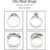 Supertina Ring Size Adjuster for Loose Ring Clear Silicone Ring