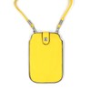 Leather Neck Pouch for Phone (Style 2) - Yellow