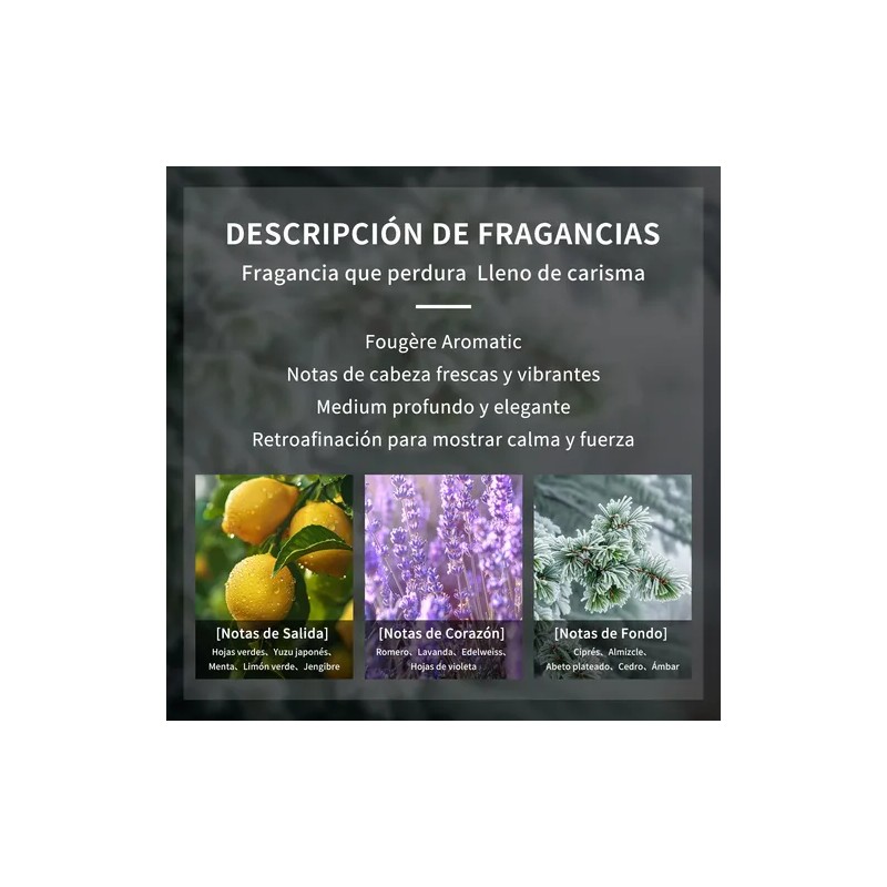 Perfume Intense Para Hombre Edt 100ml Caballero Negro