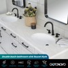 gotonovo 8 Inch Widespread Bathroom Faucet 3 Hole Bathroom Sink