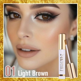 FeiCuiYun 2Pcs 24K Gold Peel Off Matte Liquid Lip Gloss Stain-Lip Liner with Tweezer, Peel Off Lip Stain, Long Lasting & Waterproof Lipstick Tattoo, Transfer-Proof Lip Gloss for All Skin Types, 01+03