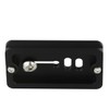 Haoge 64mm Screw Knob Clamp Adapter with 70mm QR Quick