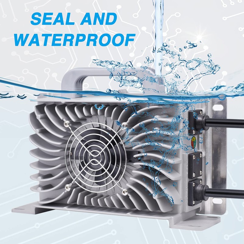 Cllena Waterproof 20 AMP EZGO TXT Battery Charger for 36