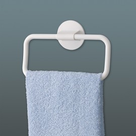 LEC Kitchen Flat Towel Ring (Towel Rack) Adhesive Tape