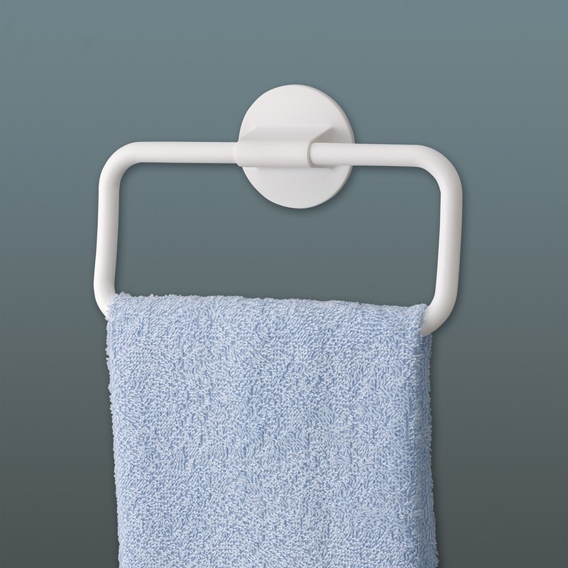 LEC Kitchen Flat Towel Ring (Towel Rack) Adhesive Tape