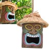 Hand Made Birdhouse Covered Resin Bird Feeder for Home Garden
