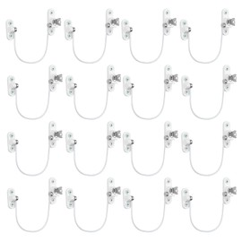 16Pcs Window Restrictor Locks for Kids Window Restrictors UPVC Baby Security Window Locks with Screws Keys for Baby Child Children Safety, Window Locks Door Locks for Home Public School and Commercial
