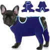 IECOii Dog Surgery Recovery Suit Long Sleeve,Easy-On Dog Recovery Suit,Post