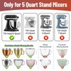 3-Pack Silicone Bowl Liners & Lids for KitchenAid Tilt-Head 5