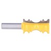 Chair Rail Molding Router Bit Carbon Steel Alloy Crown Shape