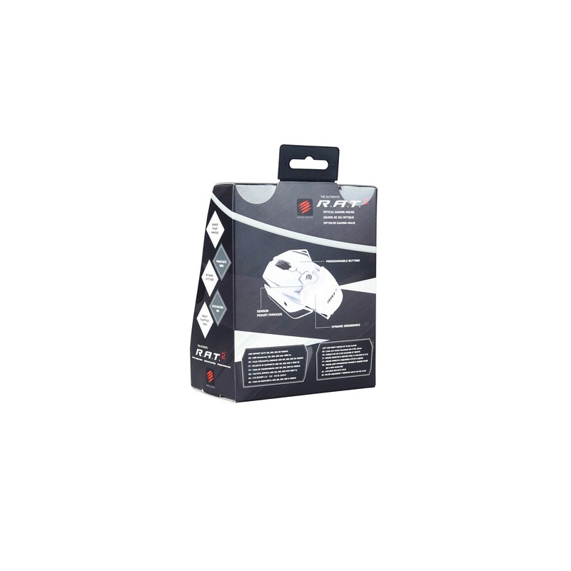 MadCatz R.A.T. 2+ Optical Gaming Mouse, White