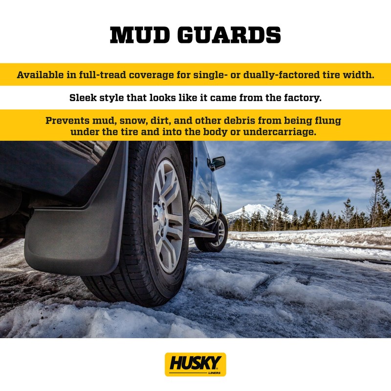Husky Liners — Front Mud Guards | Fits 2011-2024 Dodge