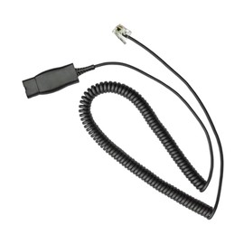HIS Headset Adapter Cable Compatible with Plantronics QD Headset to Avaya 9600 1600 J100 Series IP Phones: 9608 9610 9620 9630 9640 9641 9650 9670 1608 1616 J179