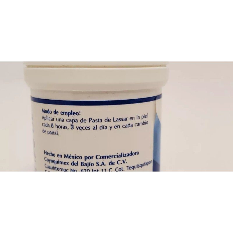 Unbranded 3X Pasta de Lassar Oxido de Zinc Cont Neto.