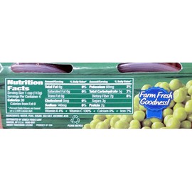 Diced Carrots, Cut Green Beans, Whole Kernel Sweet Corn, Sweet Peas - Variety Pack of 4 Libby's Microwavable Individual Cups (16 Servings Total) - Bundle