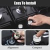 6 Pcs 6mm Gas Cooker Knob Universal Zinc Alloy Adjustment