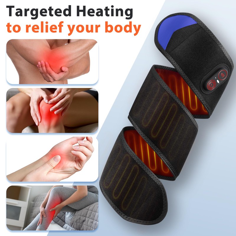 Cordless Heating Pad for Arm Elbow Wrist Leg Pain Relief,