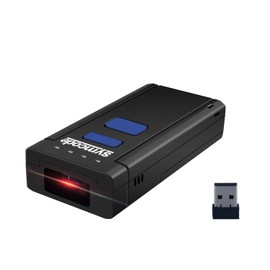 Symcode Bluetooth Barcode Scanner, 3-in-1 Bluetooth & USB Wired & 2.4G Wireless Barcode Scanner Portable Bar Code Scanning Work with Windows, Android, iOS, Tablets or Computers