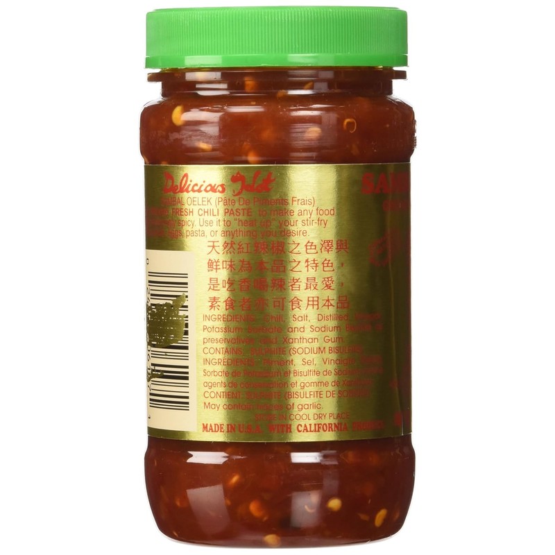 Sambal Oelek Chili Paste 8 Oz (Pack of 2)
