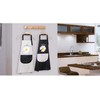 Voarge 2 Small Daisy Kitchen Aprons Adjustable Washable Waterproof Oily
