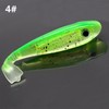 Rubber Fish Set with Glow Stick/Attractant Channel 12 cm Rubber