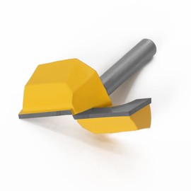 Saipor 8 mm Shank Floor Cleaning Cutter Set for Routers Planer Cutter Flattening Cutter Face Cutter Wood Surface Milling Cutter Surface Milling Cutter Surface Bit Planer Tool 57 mm Cutting Diameter