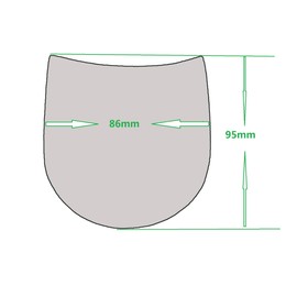 KANEIJI Zapatos de tacón de goma Neelite para hombre y mujer, tacones de reparación de 3,5 mm de grosor, colores diferentes, paquete de 1 par, Camel, bigg