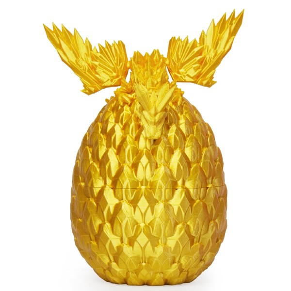 BLFMT 3D Printed Dragon Egg,Easter Dragon Eggs with Dragon Inside,Flying