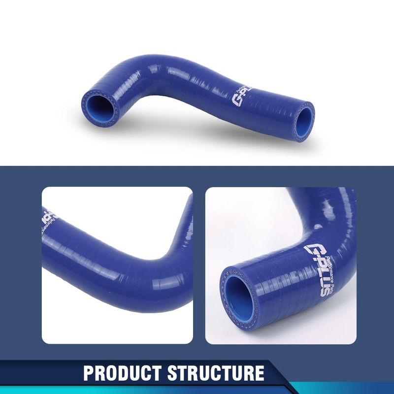 PIT66 Silicone Radiator Hose Kit Compatible with Yamaha Banshee 350