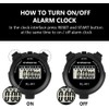 Digital Sports Stopwatch Timer, Multi-Function Large Display Stopwatch With Countdown