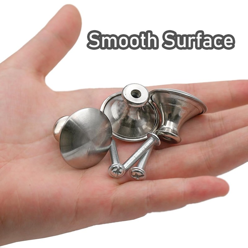 klahh 10Pcs Cabinet Knobs Cupboard Handles Knobs Round with 10