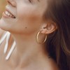 SANDRA REDD Gold Hoop Earrings 14K Gold Earrings for Women