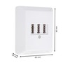 BIGtec TAE Socket Surface-Mounted NFF AP Connection Box 3 x