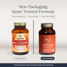 Cápsulas De Cúrcuma Infinity, Suplemento De Curcumina De Alta Potencia, Suplemento Orgánico Certificado Por La Usda Con Pimienta Negra Y Jengibre,
