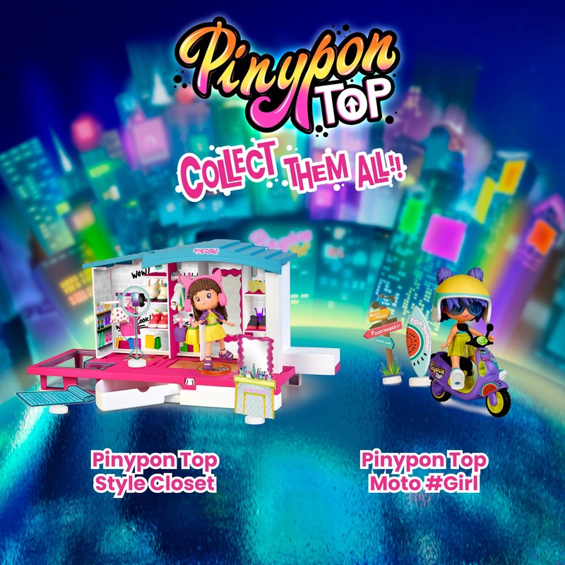 Pinypon Top Moto Girl