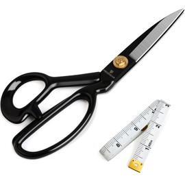 Fabric Scissors Professional 8 inch Heavy-Duty Sewing-Scissors for Leather Industrial Strength High Carbon Steel Tailor-Shears Dressmaking Tailoring Home Office Artists Students