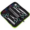 LovinPet 6PCS Pet Dog Grooming Scissors Set Straight Curved Thinning