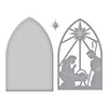 Spellbinders Christmas Morn Nativity Etched Dies